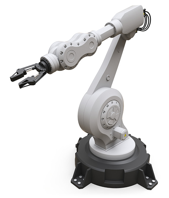 White robotic arm